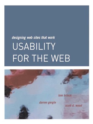 cover image of Usability for the Web